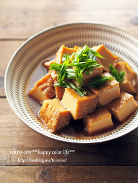 常備菜*お弁当にも♪厚揚げの煮物